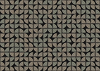 Abstract Geometric Pattern generative computational art illustration