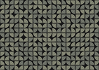 Abstract Geometric Pattern generative computational art illustration