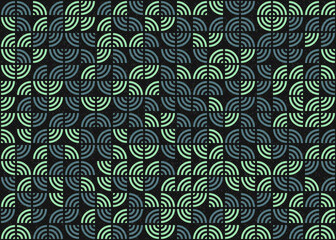 Abstract Geometric Pattern generative computational art illustration