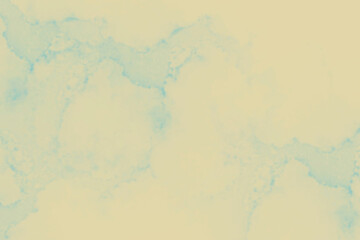 Yellow textured background with blue spots, grunge aged texture for paper, decoration.