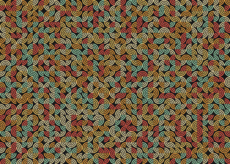 Abstract Geometric Pattern generative computational art illustration