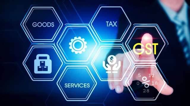 GST Hexagonal Touch Screen Concept Hexagonal virtual Touch Screen Concept with v man touching screen with finger and light streak