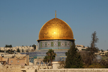Fototapeta na wymiar The Dome of the Rock, Jerusalem, Israel