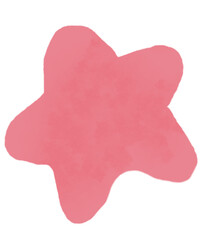 Cute Pink Little Stars on a Light Pink Background. Baby Shower  Illustration. Lovely Pastel Color Nursery Art ideal for Wall Art, Card, Invitation. Baby Girl's Room Decoration.