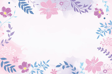 flower background for design. Vector design templates in simple modern style with copy space for text, flowers and leaves - wedding invitation backgrounds and frames, social media stories wallpapers.