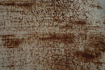 Texture of rusty metal close-up