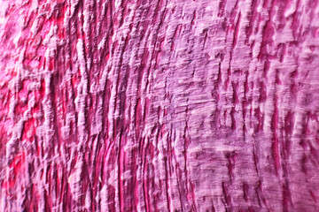Fototapeta premium Macroimage of oil painting, magenta color, copyspace for text, creative abstract background, selective focus.