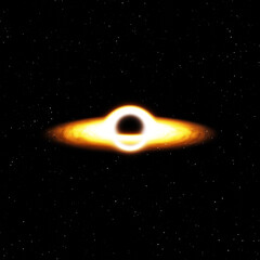 Fototapeta premium Black holes 3d rendering. Art black hole background. Dark dimension. Mysterious dimension. Wormhole.
