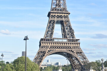 Eiffel Tower Blue Sky