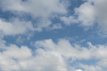 Blue sky background with clouds