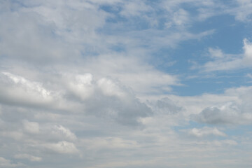 Blue sky background with clouds