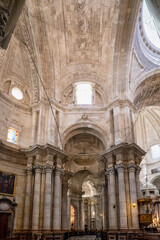 Interior of Cadiz Cathedral, Catedral de Santa Cruz de Cadiz, Spain