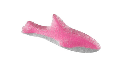 shark marmalade candy in white background
