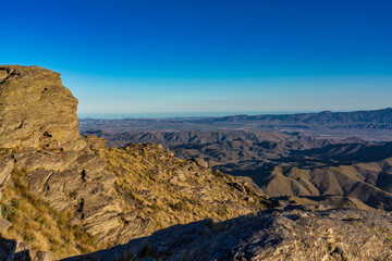 Alto de Velefique in Sierra de Los Filabres, Almeria, Andalusia, Spain