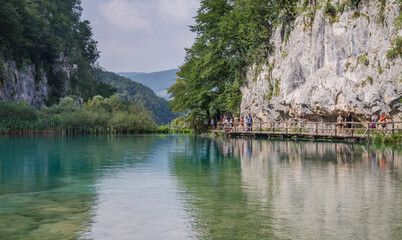 Fototapeta premium Unesco Weltkulturerbe, Plitvicer-Seen,