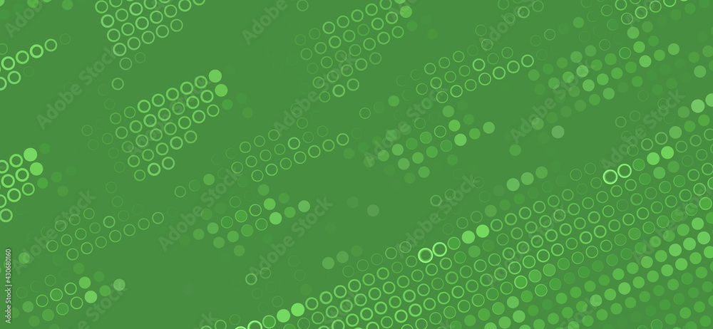 Aufkleber green dotted tech background. techno vector pattern