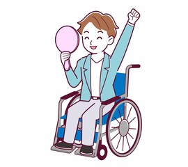 Young man with brown hair