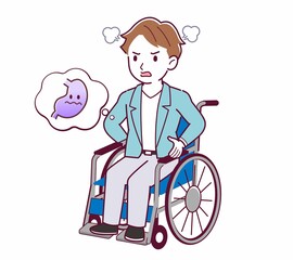 Young man with brown hair