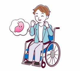 Young man with brown hair