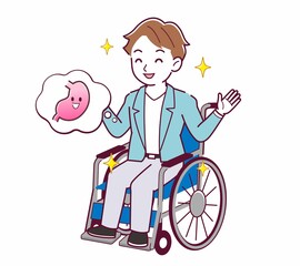 Young man with brown hair