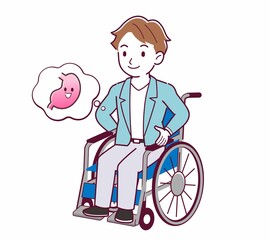 Young man with brown hair