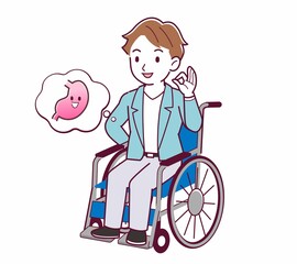 Young man with brown hair