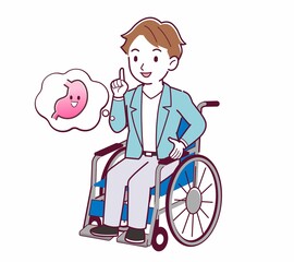 Young man with brown hair