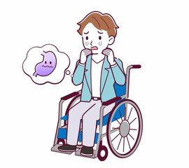 Young man with brown hair