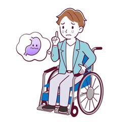 Young man with brown hair