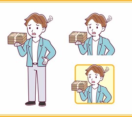 Young man with brown hair