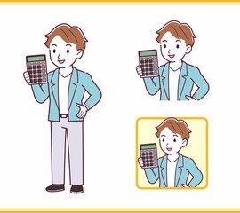 Young man with brown hair