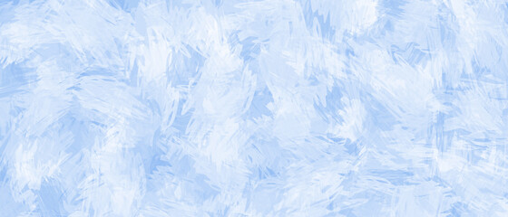 Obraz premium Abstract painted light blue background with random brush strokes