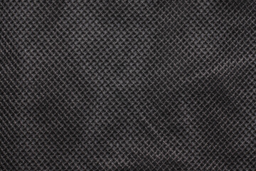 Full frame black nylon mesh fabric.