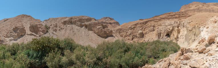 Judean Desert Nature Preserve, Ein Bokek River in Israel