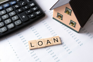 Loans for real estate concept