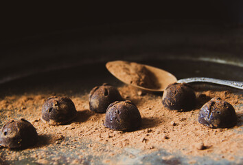 trufas de chocolate 