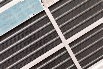 Aluminum fins of condenser for air conditioner