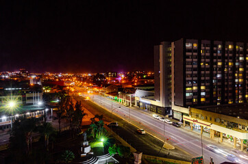 Fototapeta na wymiar Windhoek By Night