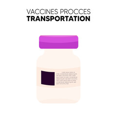 Isolated Post vaccine prevent box vaccines medicine health icon- Vector