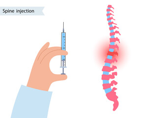 Spine joint injection 