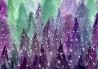 Watercolor paint abstract Background. Pink and violet with grey spot and spruce texture. Color Backdrop for packaging and web