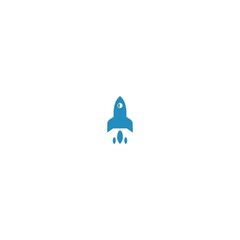 rocket logo design icon vector template