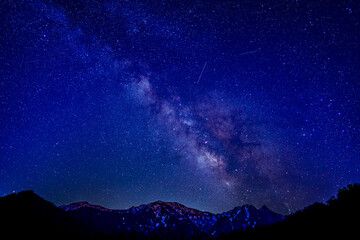 2012年4月のこと座流星群と天の川
