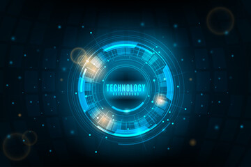 Vector  Hi-tech. Abstract design background with concept digital technology.