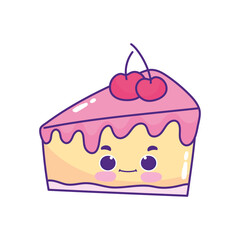 cute slice cake