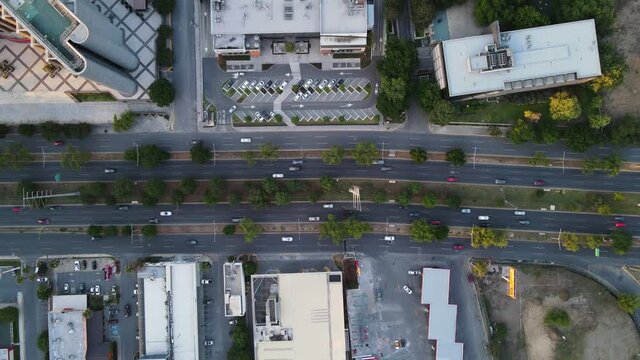 Drone Zoom Out in Lazaro Cardenas in San Pedro Garza Garcia Nuevo L&eacute;on Mexico