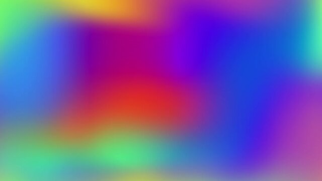 Rainbow color blurred gradient with lights us background with copy space for graphic design. 4k motion animation Gay Pride LGBT concept