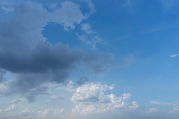 Blue sky and white clouds