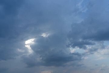 Blue sky and white clouds
