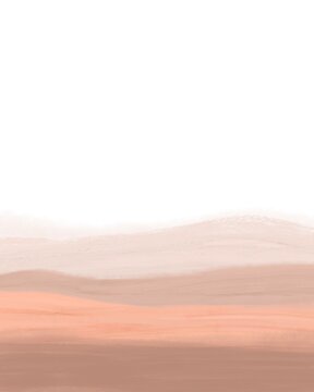 Desert sand dunes watercolor gouache background abstract illustration art 